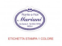 Etichette adesive per fioristi, fiorai e vivaisti (mm 36x28)  (cod.21G)
